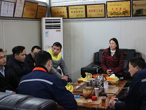 凌霄泵業(yè)財(cái)務(wù)總監(jiān)到公司調(diào)研