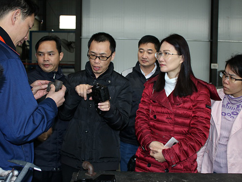 凌霄泵業(yè)財(cái)務(wù)總監(jiān)到公司調(diào)研